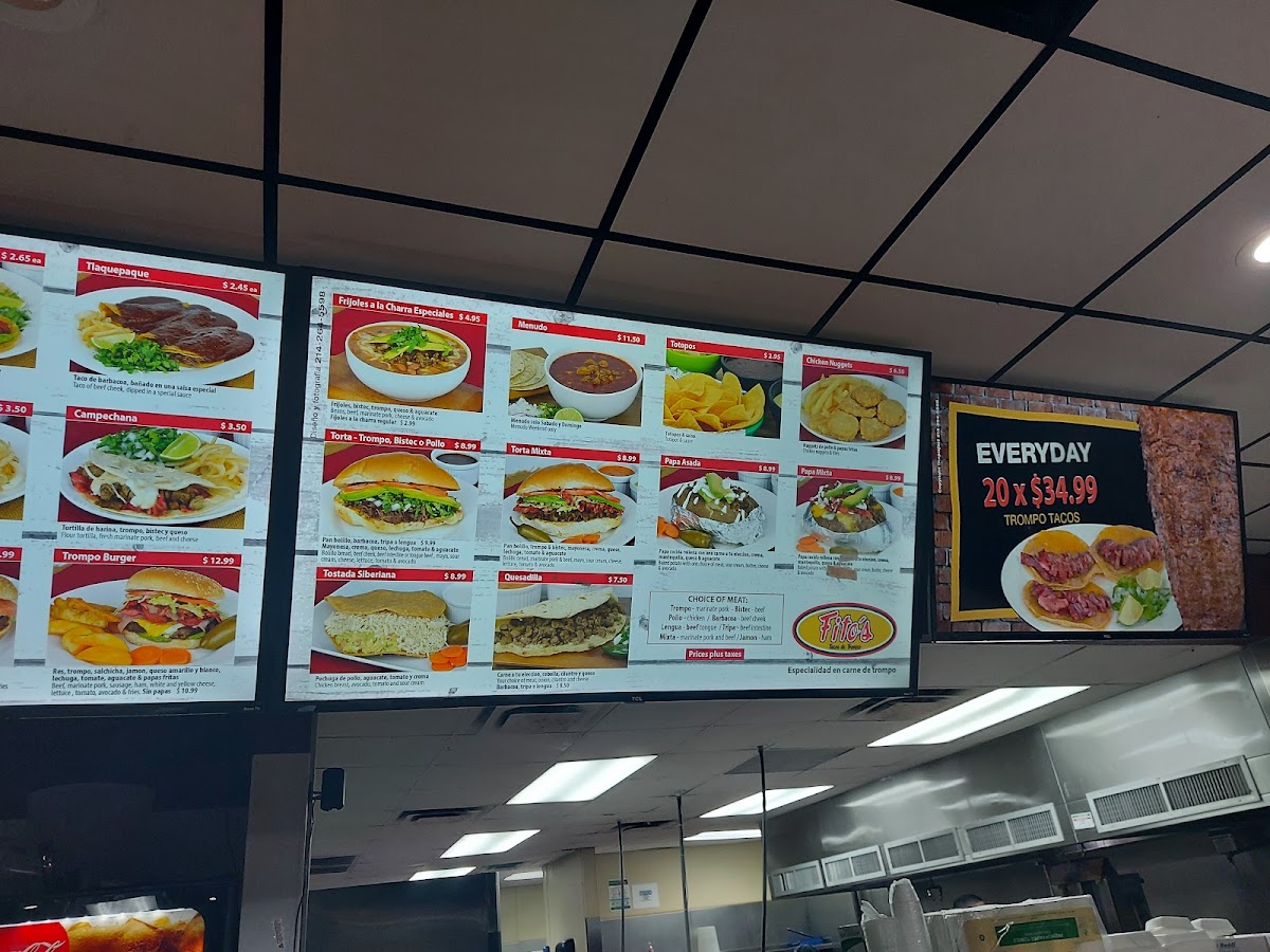Fito's Tacos De Trompo Menu - Image 5